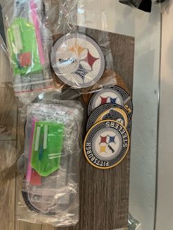 Steelers craft coasters