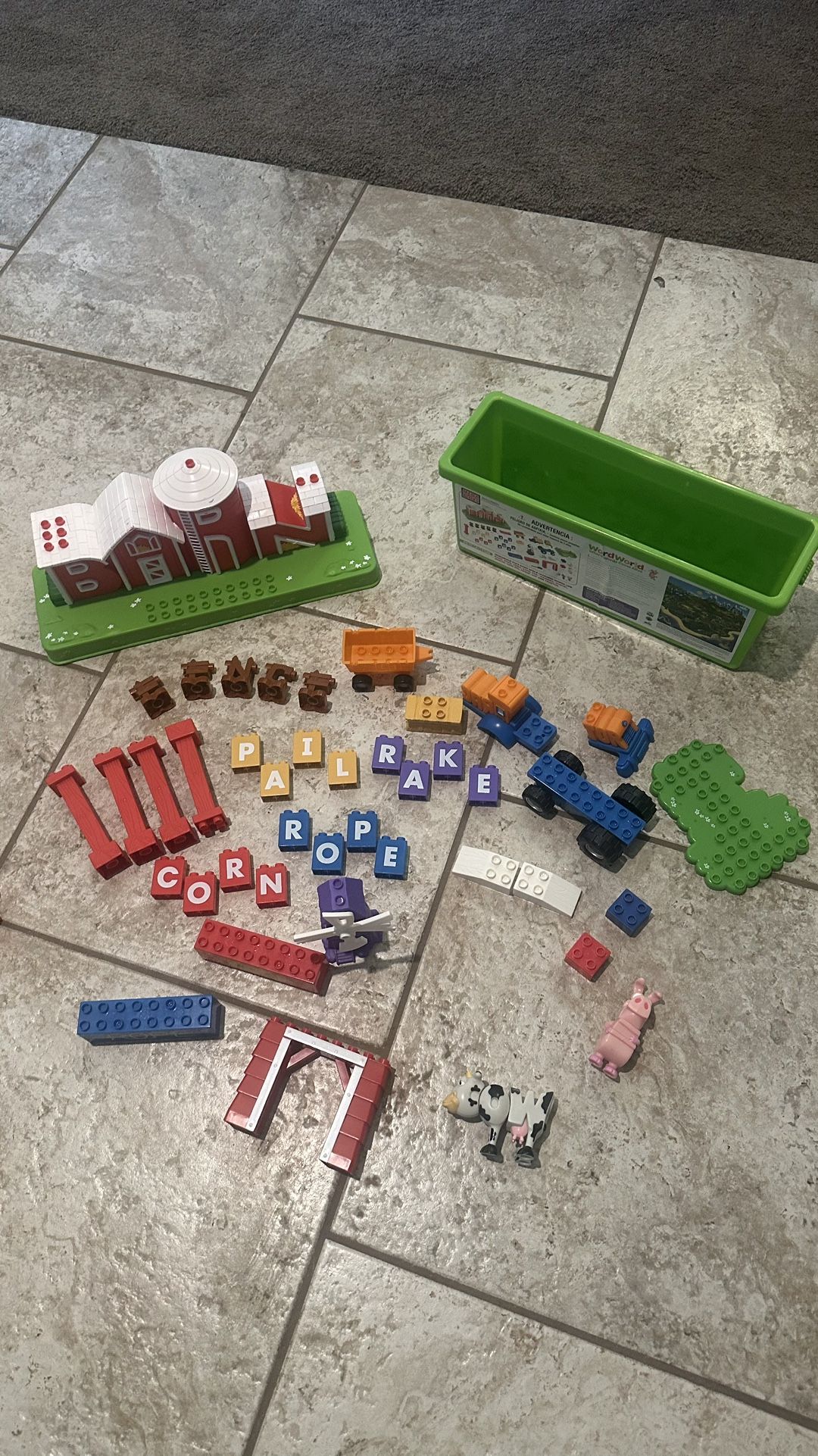 Mega Bloks Lot – House World + Barn World Sets