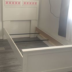 Twin Bed With Night Stand