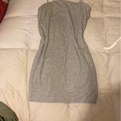 Gray Dress With Straps Brand new with tags