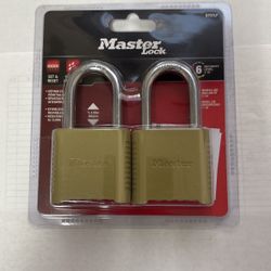 2pk of Master Lock - Combination Lock