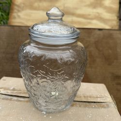 New Lrg Glass Container Princess House 