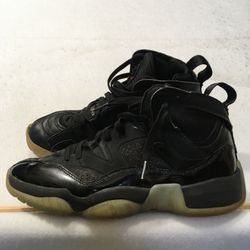 Nike Men's Air Jordan Jumpman Two Trey Black Patent Leather Sneakers DO1925-003