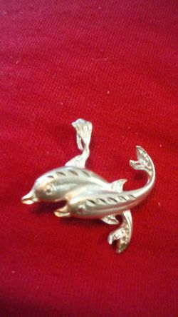 Dolphin Pendant sterling silver