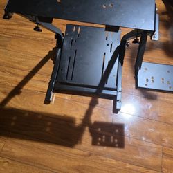 Racing sim wheel stand mount