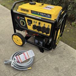 Champion Power Equipment 11,500/9,200-Watt Electric Start Gasoline, Propane and Natural Gas Tri-Fuel