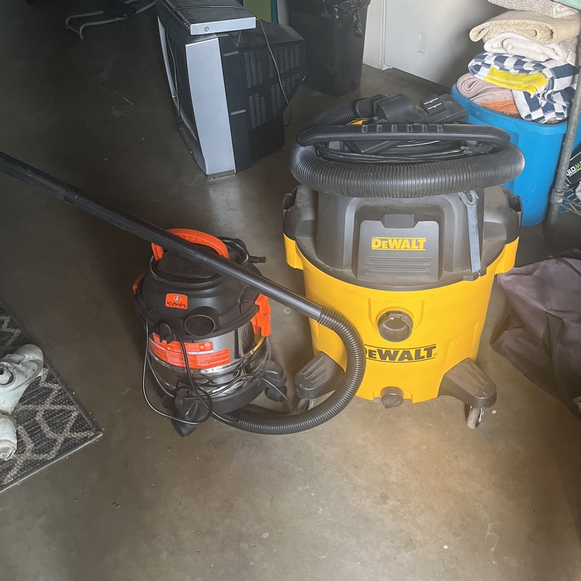 DeWalt and kubota vacuum