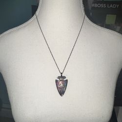 Arrowhead Wolf Necklace 