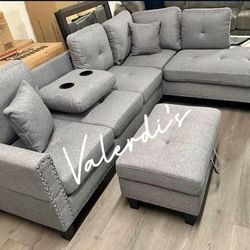 Sectional Sofa 101x67x34H 
