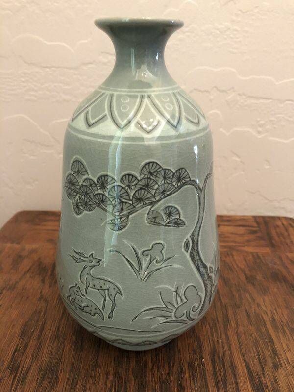 Authentic Original Korean Celadon Vase