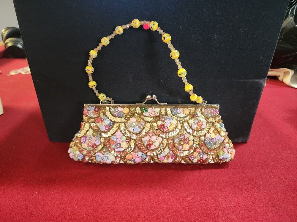 Vintage Beaded Evening Purse
