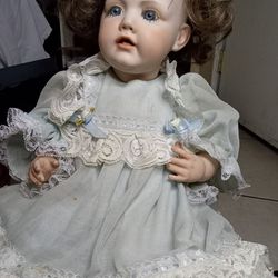 Antique  Porcelain Doll