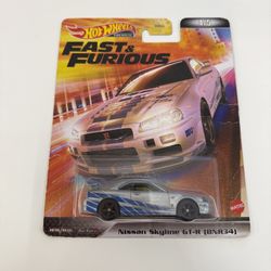 Hot Wheels Premium Fast & Furious Nissan Skyline GT-R Bnr34 