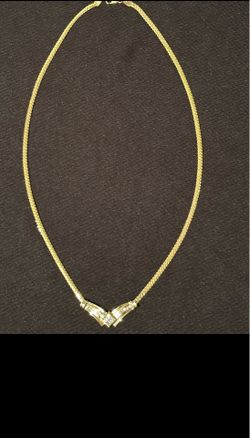 14K Gold Diamond Necklace