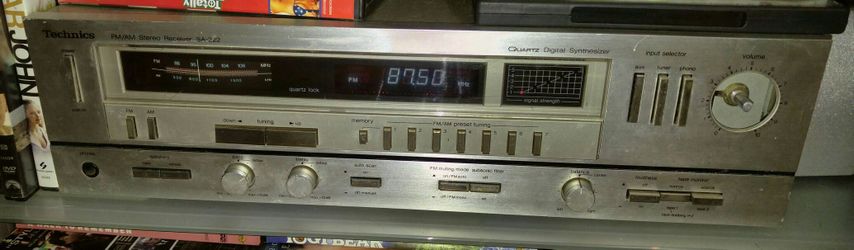 Old school technics receiver