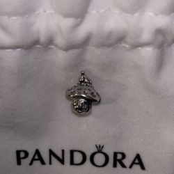 Pandora Frog On Mushroom Charm