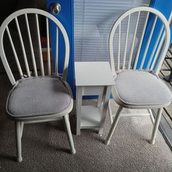 Chairs And Side Stool