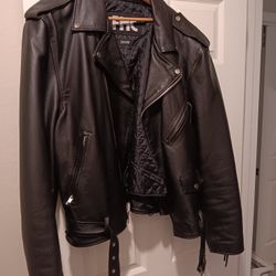 FMC MENS LEATHER MOTORCYCLE JACKET