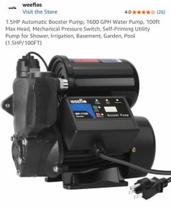 Weeflos WP-1100 1.5HP Automatic Booster Pump