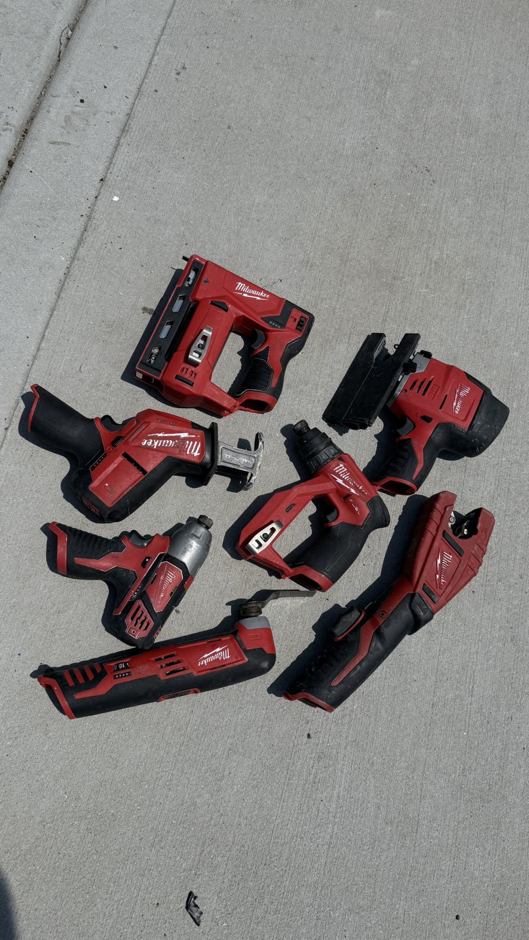 Milwaukee Tools set 12v