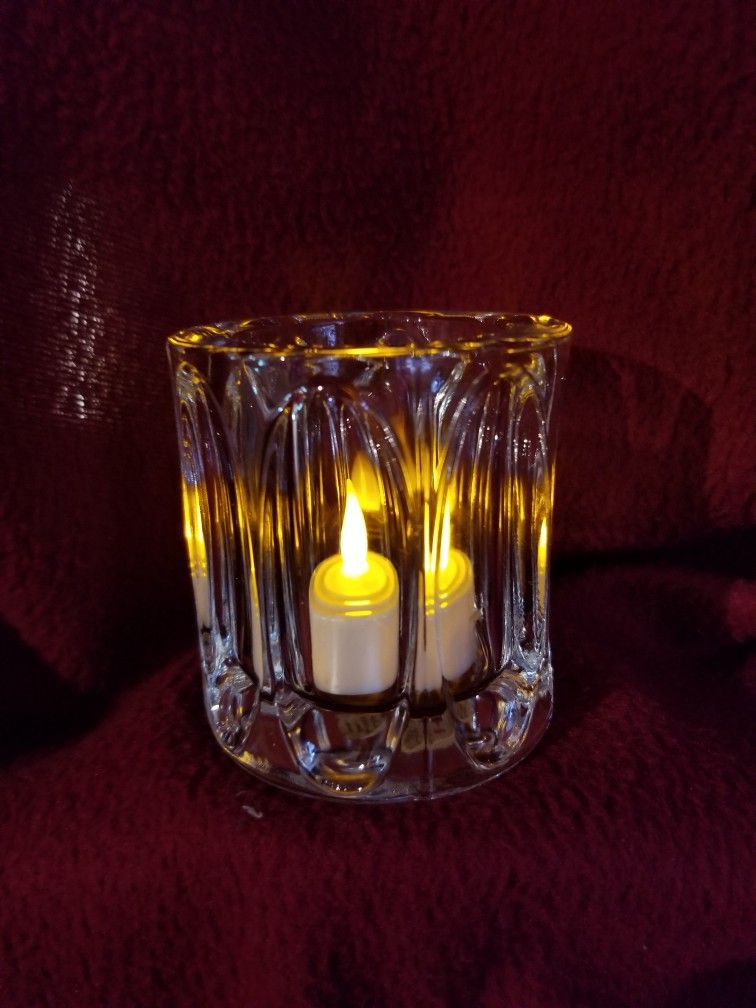 Knobler Hand Blown Votive Candle Holder
