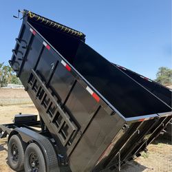 New 12ft Long HEAVY DUTY SCISSOR LIFT Hydraulic Dump Trailer Fully Loaded 💪🏻