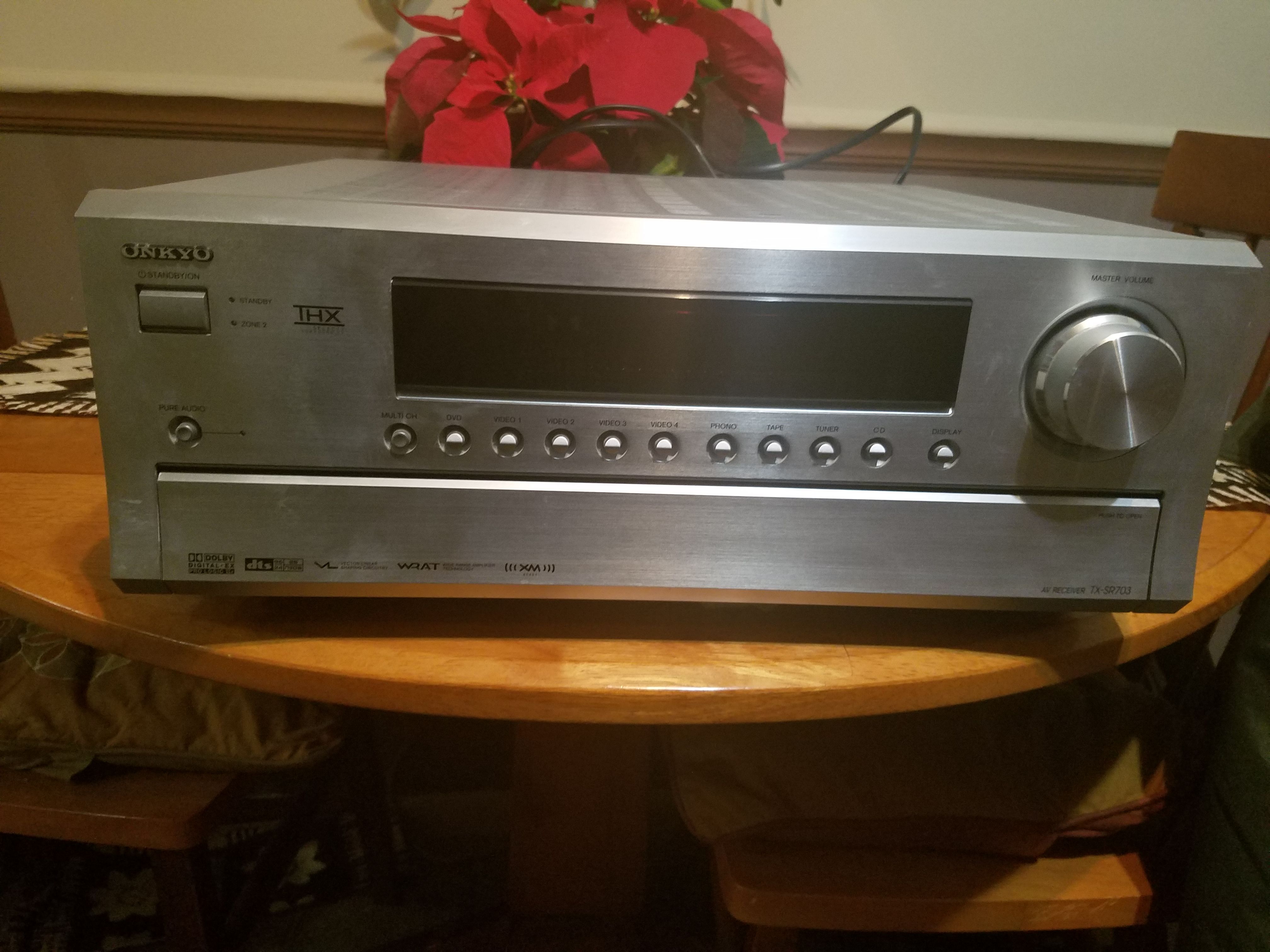 ONKYO TX SR703 AV RECEIVER