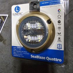 New Lumitec Underwater Lights X2 And Quatro, Blue/white