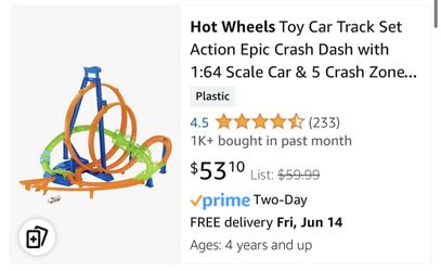 Hot wheel Action Track