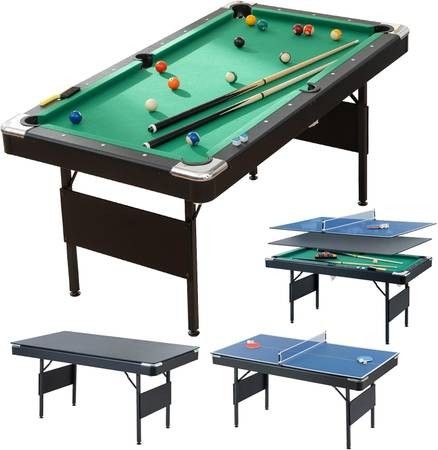 3 in 1 Pool Ping Pong Dining Table