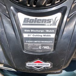 Bolens 500E 140cc Push Mower for Sale in Charlotte NC OfferUp