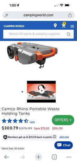 Rhino 36 gallon tank tote