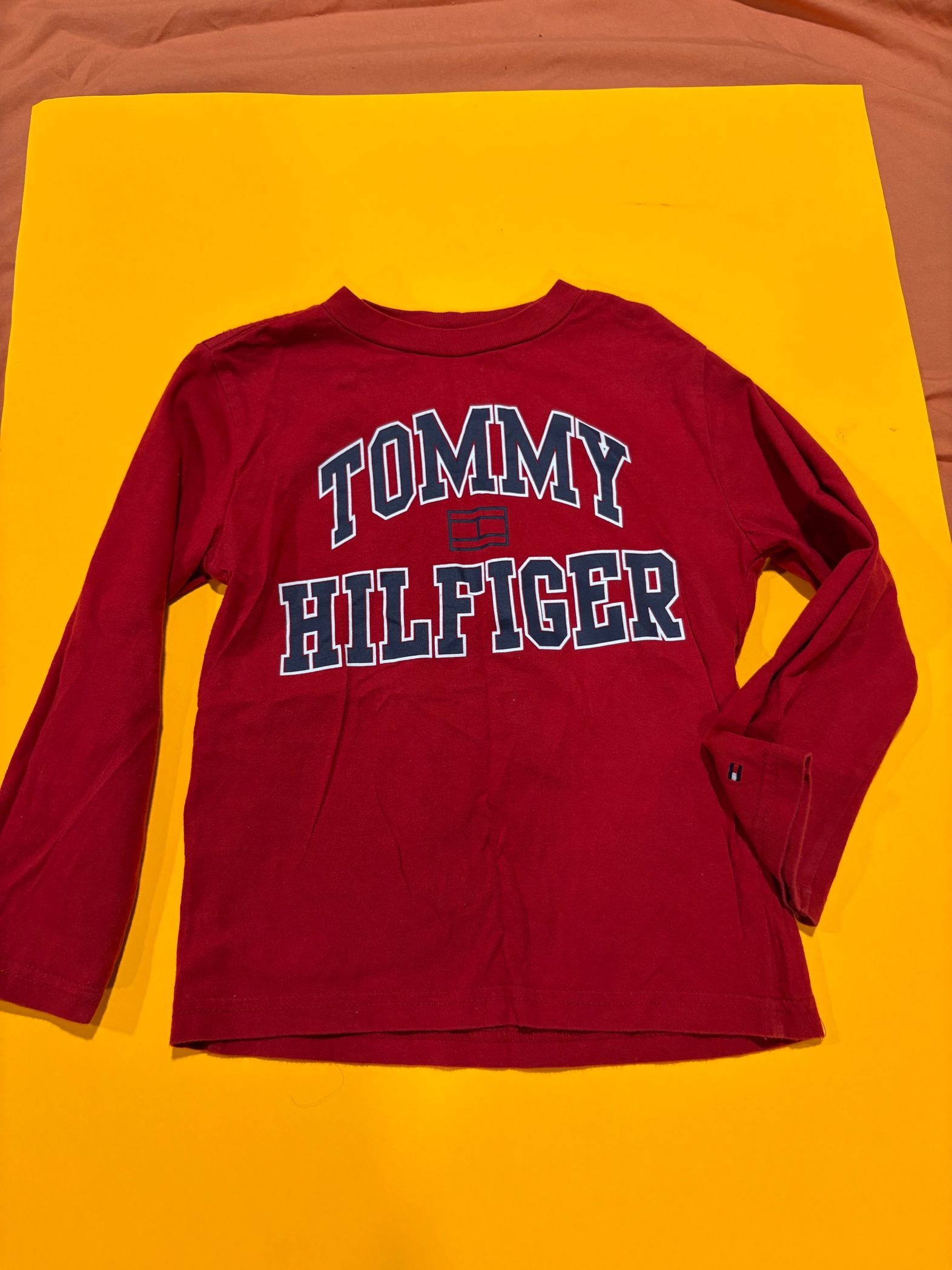 Tommy Hill finger Long Sleeve Shirt Size 5