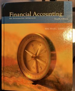 Financial Accounting: An integrated Approach: Fourth Edition 