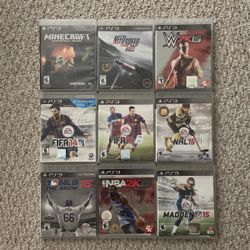 PS3 Games ( Great Condition)