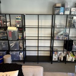 Ikea Vittsjo Glass/Metal Shelving Unit (3)
