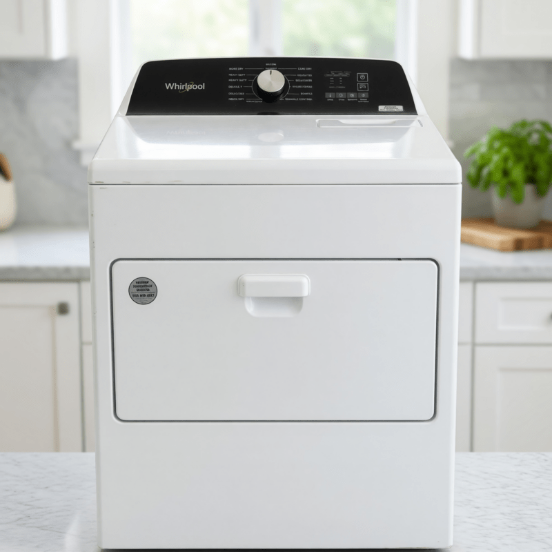Whirlpool Electric Dryer – Brand New, 7.0 cu ft, White - Tulsa, OK