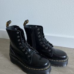Dr Martens Jadon Platform Boots Black 