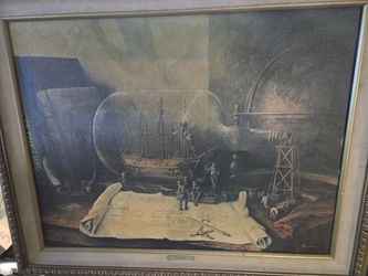 Famous Painting By Ed Miracle "Shipyard"