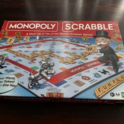 Monopoly Scrabble Game, Mash-Up of 2 of the World's Greatest Games