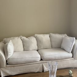 3 Sitter White Sofa