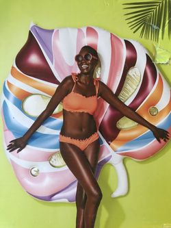 5 Feet Palm Leaf Inflatable Floaty