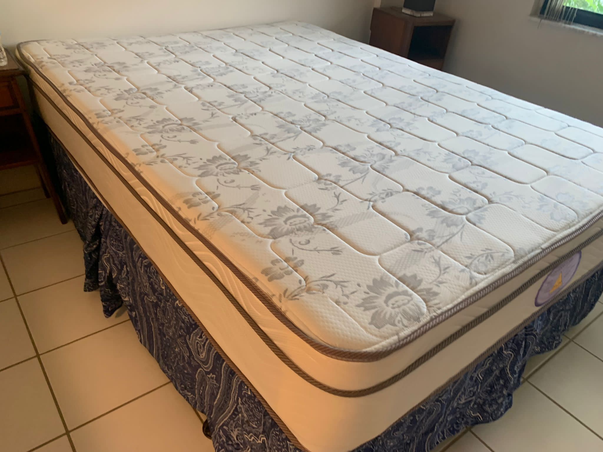 New Queen Mattress And Box Spring 2pc Bed Frame Is Not Included