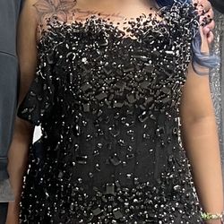 Black Prom dress  M/L