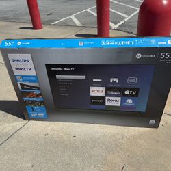 Phillips Roku 4K 55 Inch SmartTV (Excellent Condition)