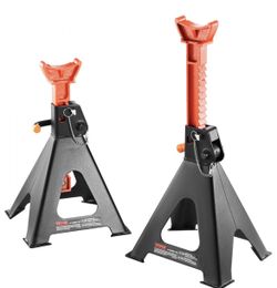 VEVOR Jack Stands, 6 Ton (13,000 lbs) Capacity Car Jack Stands Double Locking, 14.2 -23 inch Adjustable Height, for lifting SUV, Pickup Truck, Car and