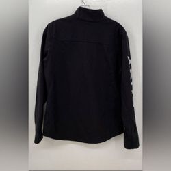 Ariat Logo Black Softshell Zip Up Jacket Women Medium