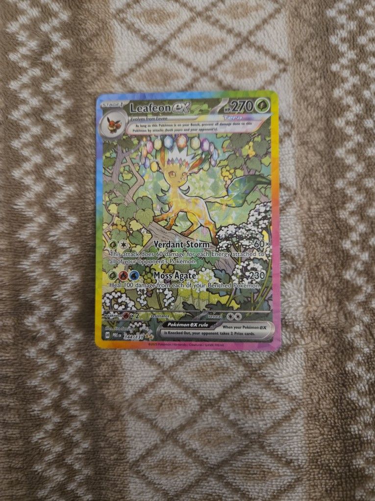 Leafeon EX Special Illustration Rare #144- Prismatic Evolutions
