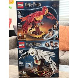 Lego Harry Potter Fawkes (76394) & Hedwig (75979) .. New / Sealed
