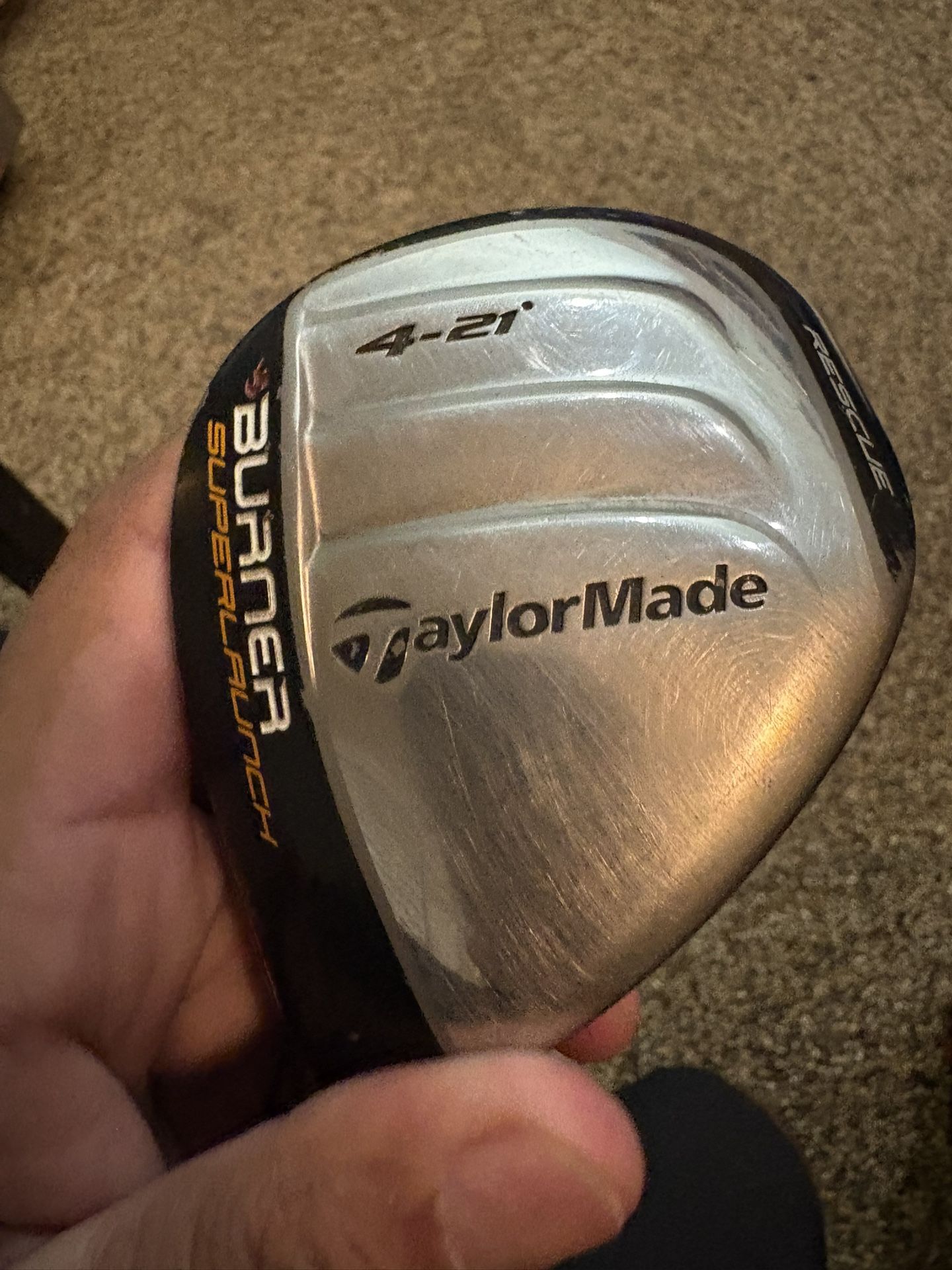 TaylorMade Burner Golf Club Super Launch 4-21* Rescue AX-60 Flex R